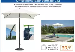 Max - Ombrellone Palo Centrale 2x2 Max - Ombrellone Palo Centrale 2x2