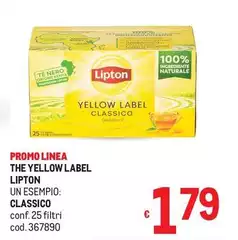 Lipton Tea - Promo Linea The Yellow Label Lipton Tea - Promo Linea The Yellow Label