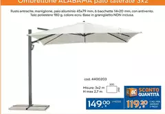 Smeg - Ombrellotic Taladama Piao Taterale 3x2