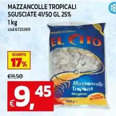 Origine - Mazzancolle Tropicali Sgusciate Origine - Mazzancolle Tropicali Sgusciate