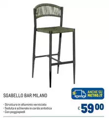 Sgabello Bar Milano Sgabello Bar Milano