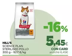 Hill's - Science Plan Sterilised Pollo