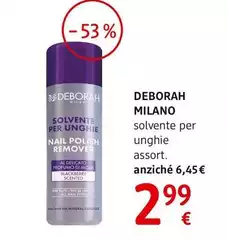 Deborah - Milano Solvente Per Unghie Assort. Deborah - Milano Solvente Per Unghie Assort.