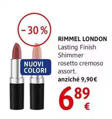Rimmel London - Lasting Finish Shimmer Rosetto Cremoso Assort.