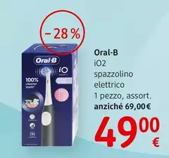Oral-b - Io2 Spazzolino Elettrico 1 Pezzo, Assort.