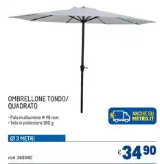 Ombrellone Tondo/ Quadrato Ombrellone Tondo/ Quadrato