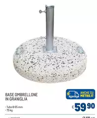 Su - Base Ombrellone In Graniglia