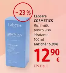 Labcare Cosmetics - Rich Milk Tonico Viso Idratante 100 Ml