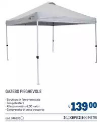 Gazebo Pieghevole Gazebo Pieghevole