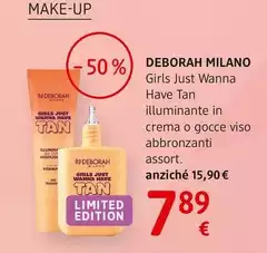 Deborah - Milano Girls Just Wanna Have Tan Gocce Viso Abbronzanti O Illuminante Assort. Deborah - Milano Girls Just Wanna Have Tan Gocce Viso Abbronzanti O Illuminante Assort.