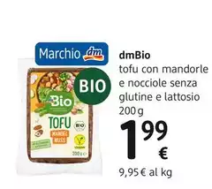 Dmbio - Tofu Con Mandorle E Nocciole Senza Glutine E Lattosio 200 G
