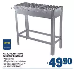 Carbone - Metro Professional Barbecue A Carbone - Metro Professional Barbecue A
