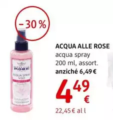 Acqua Alle Rose - Acqua Spray  200 Ml, Assort.