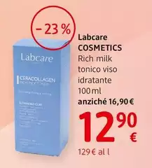 Labcare Cosmetics - Rich Milk Tonico Viso Idratante 100 Ml