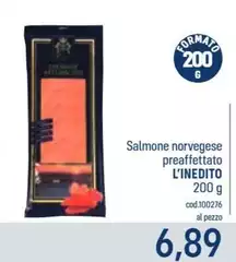 L'inedito - Salmone Norvegese Preaffettato