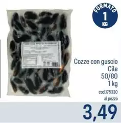 Cozze Con Guscio Cile 50/80