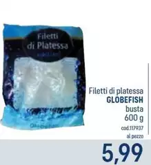 Globefish - Filetti Di Platessa Busta