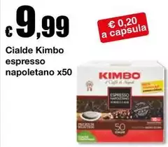 Kimbo - Cialde Espresso Napoletano Kimbo - Cialde Espresso Napoletano