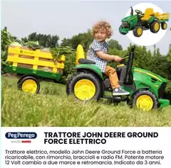 John - Trattore  Deere Ground Force Elettrico