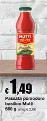 Mutti - Passata Pomodoro Basilico Mutti - Passata Pomodoro Basilico