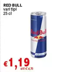 Red Bull - Vari Tipi