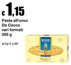 De Cecco - Pasta All'Uovo