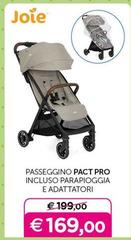 Joie - Passeggino Pact Pro Incluso Parapioggia E Adattatori
