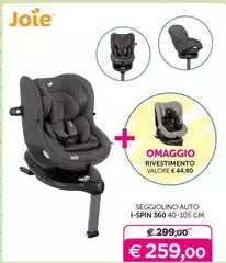 Seggiolino Auto I-SPIN 360 40-105 Cm