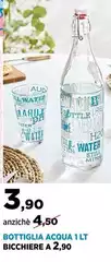 Bottiglia Acqua 1 Lt Bicchiere A 2.9 Bottiglia Acqua 1 Lt Bicchiere A 2.9