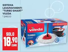 Vileda - Sistema Lavapavimenti "Turbo Smart"