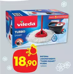 Vileda - Sistema Lavapavimenti "Tubro Smart"