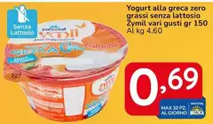 Parmalat - Yogurt Alla Greca Zero Grassi Senza Lattosio Zymil