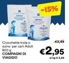 Crocchette Trota O Suino Per Cani Adult