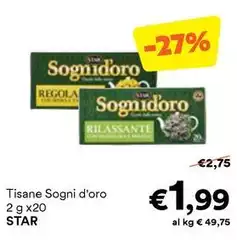 Star - Tisane Sogni D'Oro Star - Tisane Sogni D'Oro