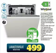 Whirlpool - Lavastoviglie WOID751AX Whirlpool - Lavastoviglie WOID751AX