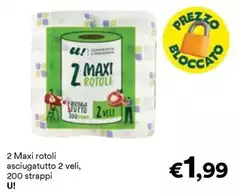 U! - 2 Maxi Rotoli Asciugatutto