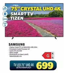 Samsung - Tv Led 75" Uhd 4k UE75U7000FUXZT