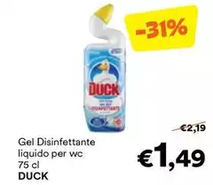 Duck - Gel Disinfettante Liquido Per Wc