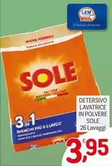 Sole - Detersivo Lavatrice In Polvere Sole - Detersivo Lavatrice In Polvere
