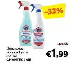 Chanteclair - Linea Spray Forza & Igiene