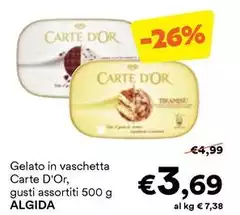 Carte d'or - Gelato In Vaschetta