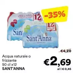 Sant'anna - Acqua Naturale O Frizzante Sant'anna - Acqua Naturale O Frizzante