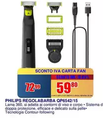 Philips - Regolabarba QP6542/15