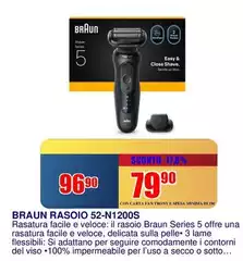 Braun - Rasoio 52-N1200S