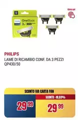Philips - Lame Di Ricambio Conf. Da 3 Pezzi QP430/50