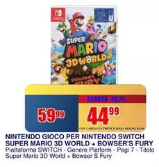 Nintendo -  Gioco Per Nitendo Switch Super Mario 3D World + Bowser's Fury