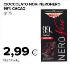 Novi - Cioccolato 99% Cacao