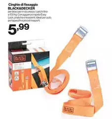 Black & Decker - Cinghie Di Fissaggio