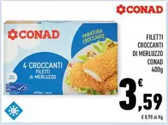 Conad - Filetti Croccanti Di Merluzzo
