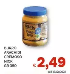Burro Arachidi Cremoso